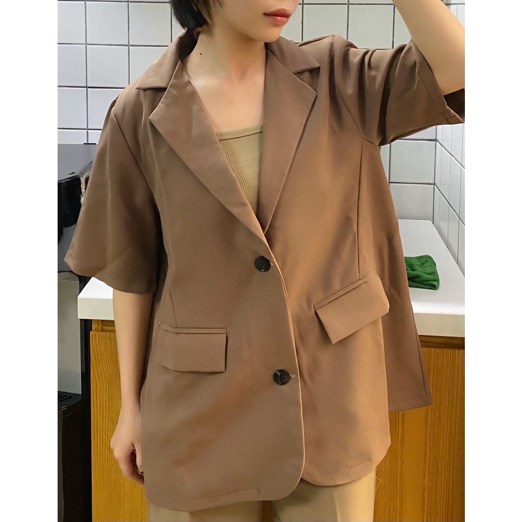 Áo Khoác Blazer, Áo Vest Nữ Ngắn Tay Phong Cách Hàn Quốc | BigBuy360 - bigbuy360.vn