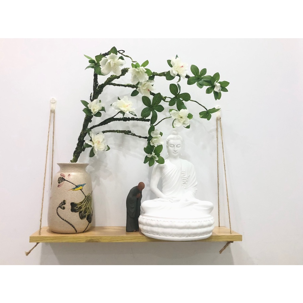 Tượng Đức Phật Bổn sư Thích Ca cao 35cm đế sen trang trí nhà cửa, phong thủy, thờ cúng