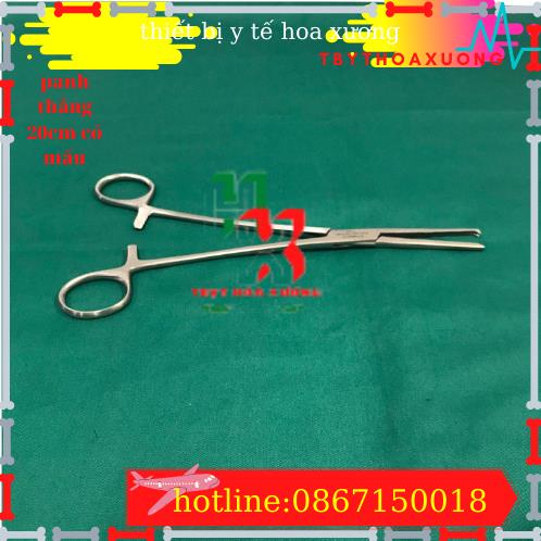 Panh Y Tế, Panh Gắp Phẫu Thuật, Pen Kẹp Y Tế, Panh Thẳng Có Mấu 20cm - Hàng Pakistan