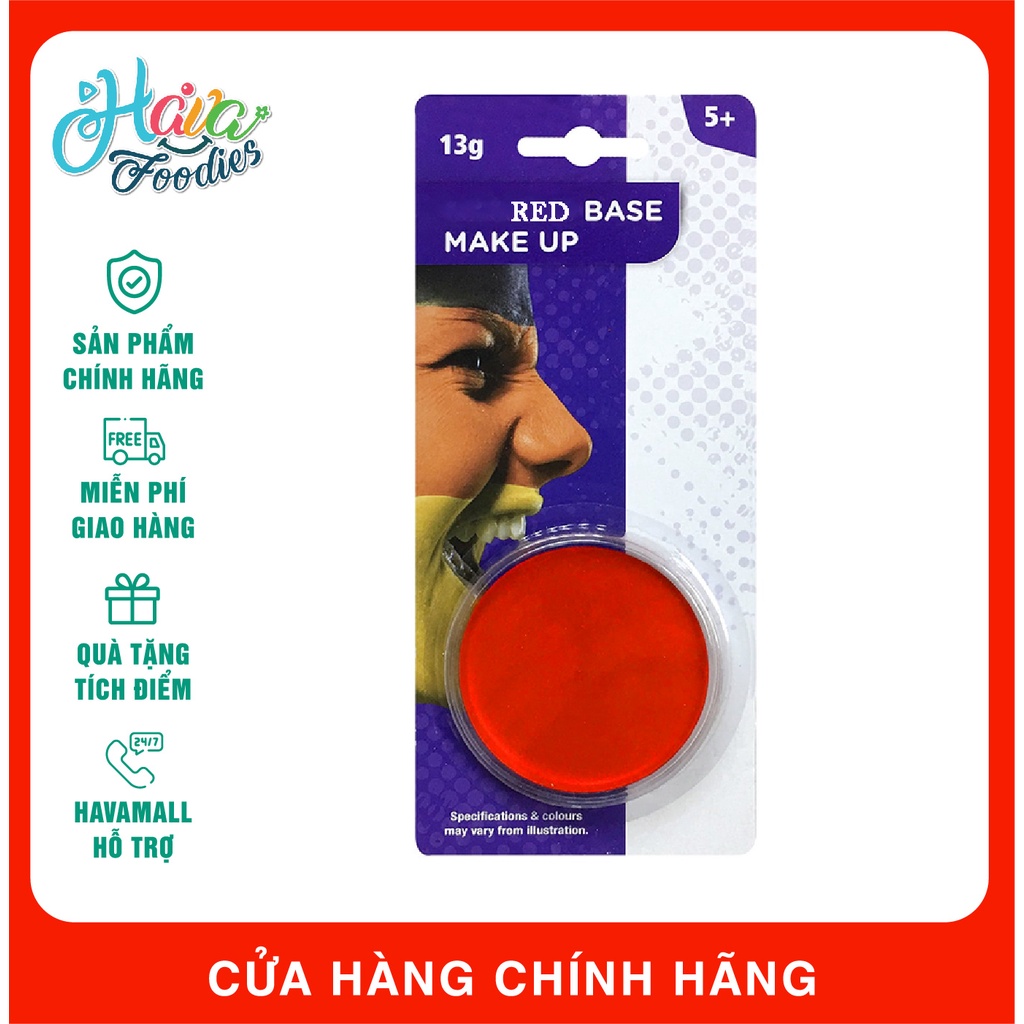 Màu Vẽ Mặt Hóa Trang Màu Đen/Trắng/Đỏ Uncle Bills – Base Make Up