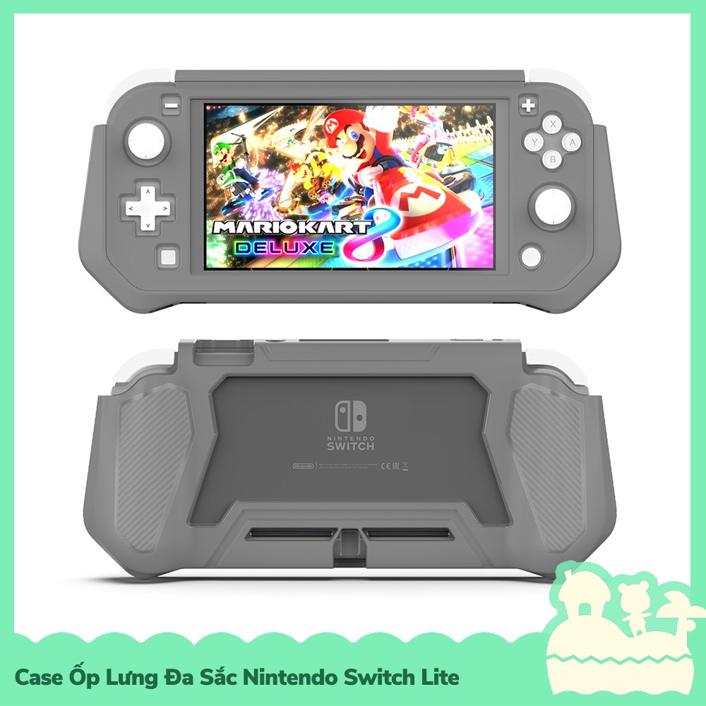 Phụ Kiện Case Ốp Lưng TPU Bảo Vệ Với Kính Cường Lực PC Đa Sắc Cho Máy Game Nintendo Switch Lite