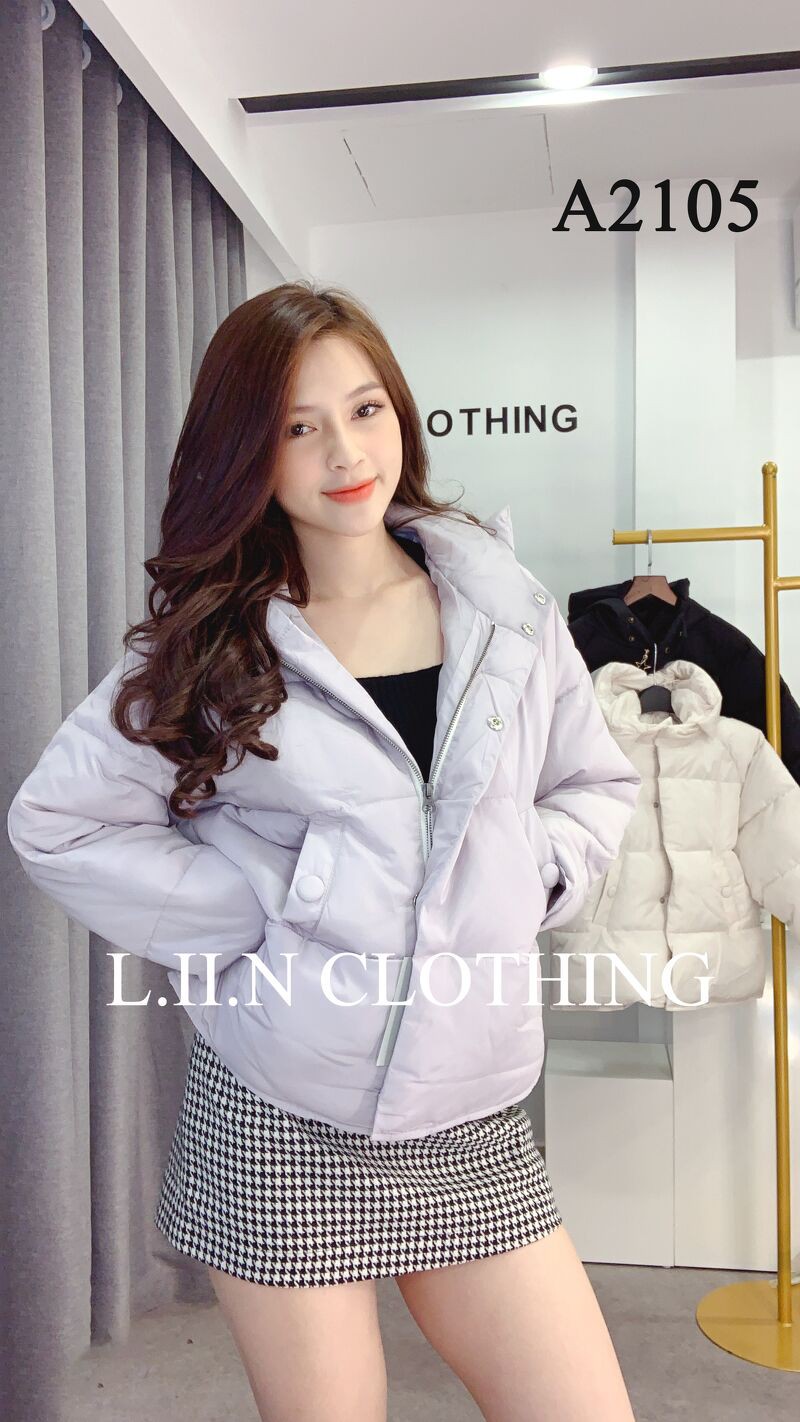 Áo khoác phao nữ Linbi đủ màu, đủ size, thiết kế dáng béo, dày dặn cực ấm Liin clothing A2105 | BigBuy360 - bigbuy360.vn