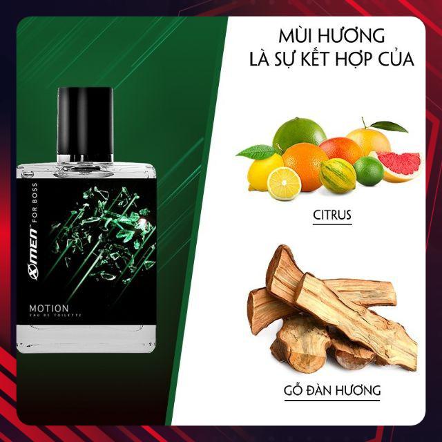 Nước hoa xmen for boss mùi motion 49ml full hộp sang trọng, Nước hoa EDT X-Men for Boss Motion 49ml - Mùi hương năng độn | BigBuy360 - bigbuy360.vn