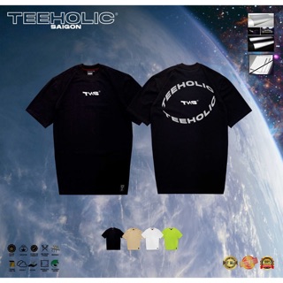 [TeeHolic] THS Reflective Basic Logo - Áo Logo Phản Quang Màu Đen Trắng Xanh Neon Tan