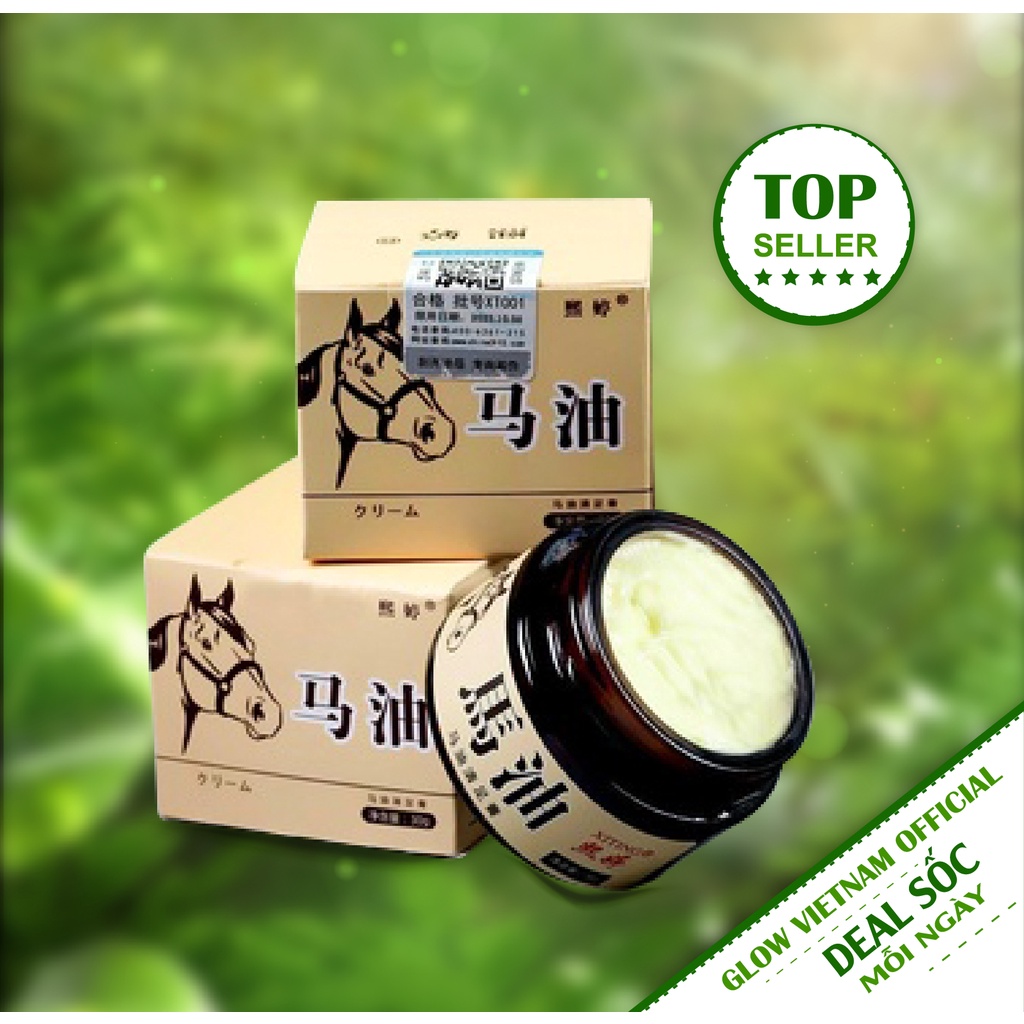 Sỉ- Kem tinh dầu ngựa bôi da giảm bong da tay, chống nứt nẻ da gót chân hiệu quả 30g - Hanayuki Asia