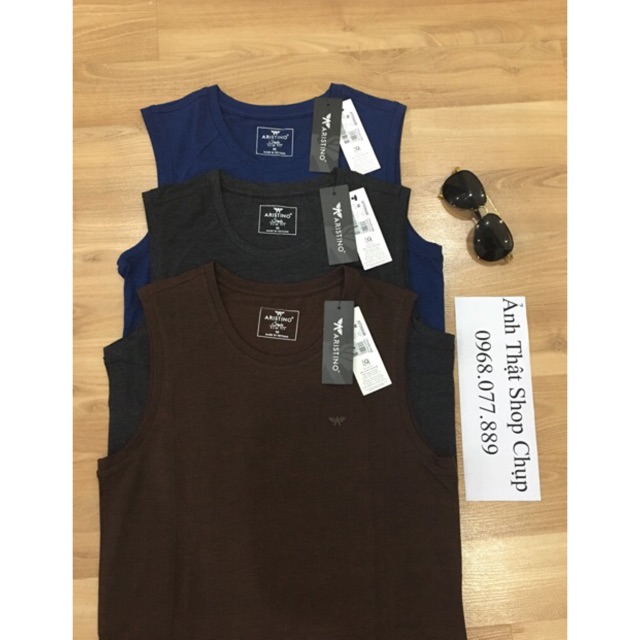 Áo Thun Ba Lỗ Aristino ATT006s8-Slim 4 Màu còn S