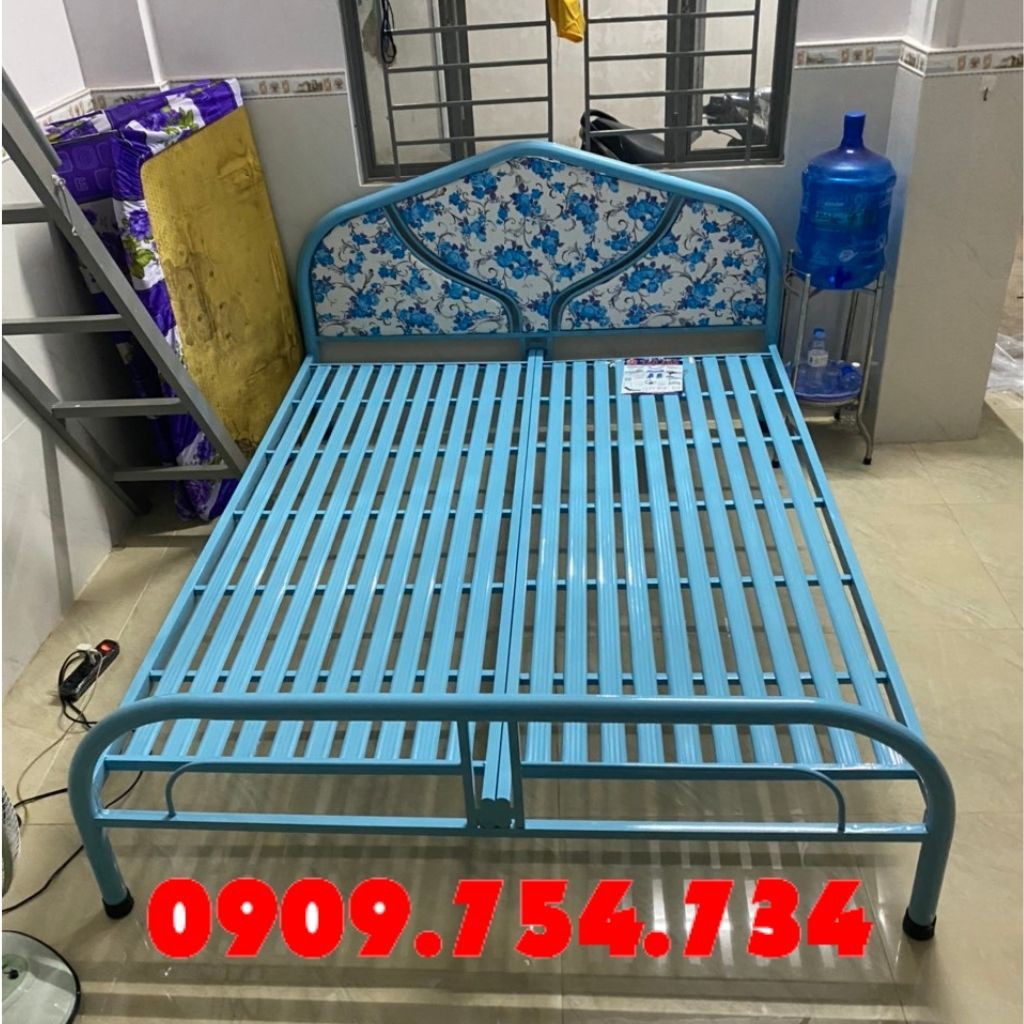 Giường ngủ sắt đơn giá rẻ 80cm 1m 1m2 1m4 1m6 1m8 dài 2m hcm bình dương