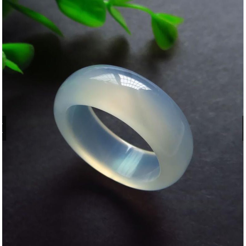 Nhẫn Đá Mã Não Tự Nhiên Bản Rộng 16-24mm Nhiều Màu Sắc Cho Nam Và Nữ
