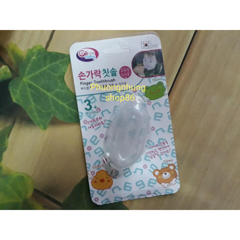 (Chính hãng) Rơ lưỡi silicon Gb Hàn Quốc cho bé