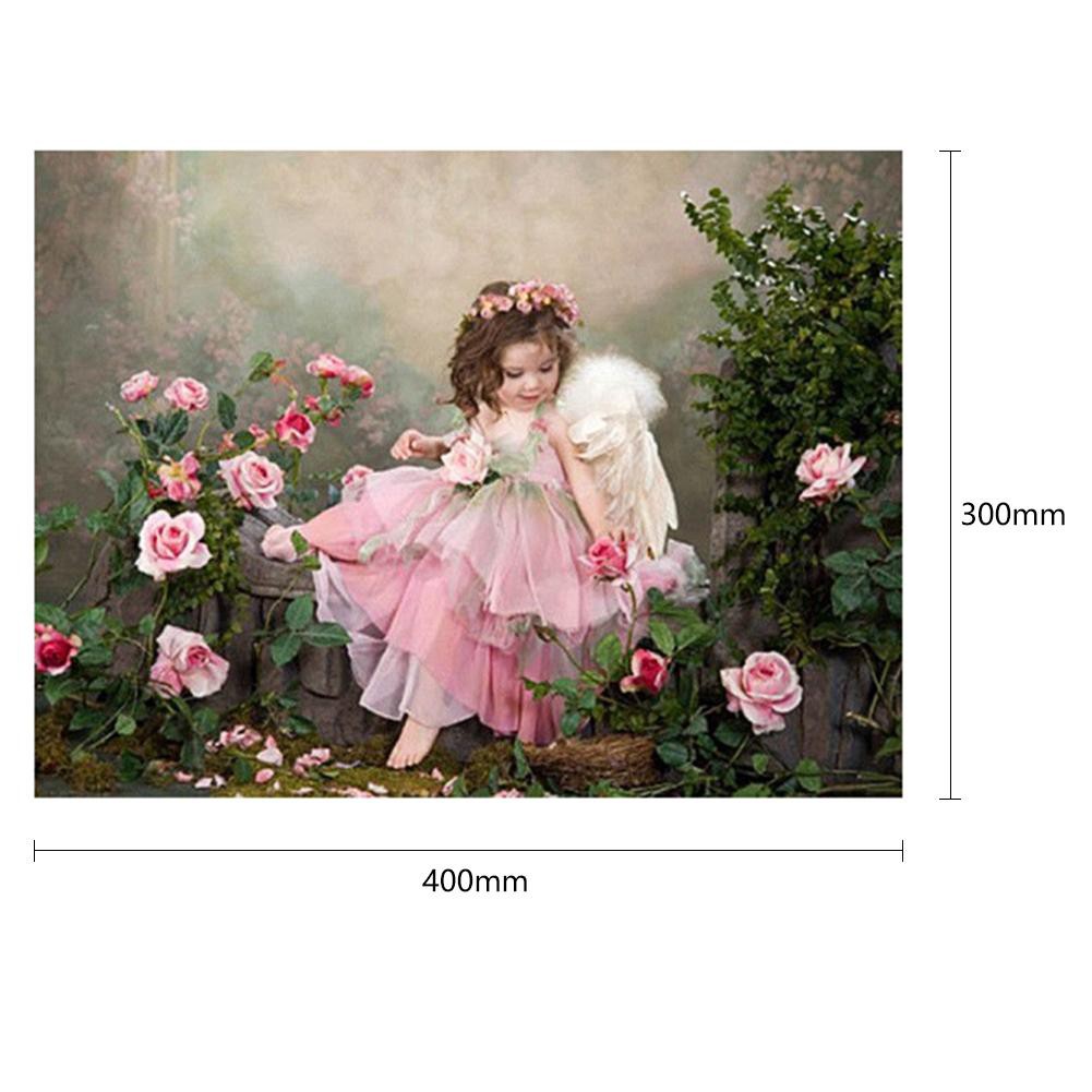 Bộ Tranh Đính Trang Trí Hình Thiên Thần 5d Diy