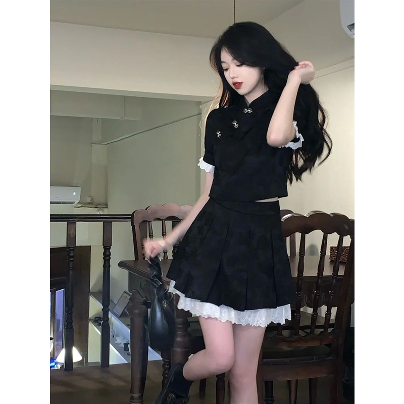 Sườn Xám Cách Tân Ngắn Phong Cách Trung Hoa Kiểu Mới 2022