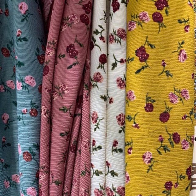 vải tằm gân thái mềm mát không nhăn