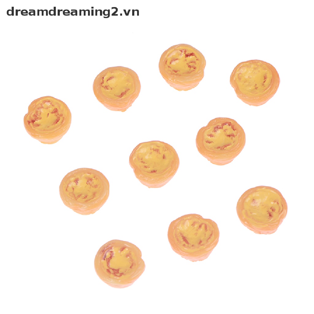 Bộ 10 Mô Hình Trứng mini Bằng Nhựa resin Cho Điện Thoại