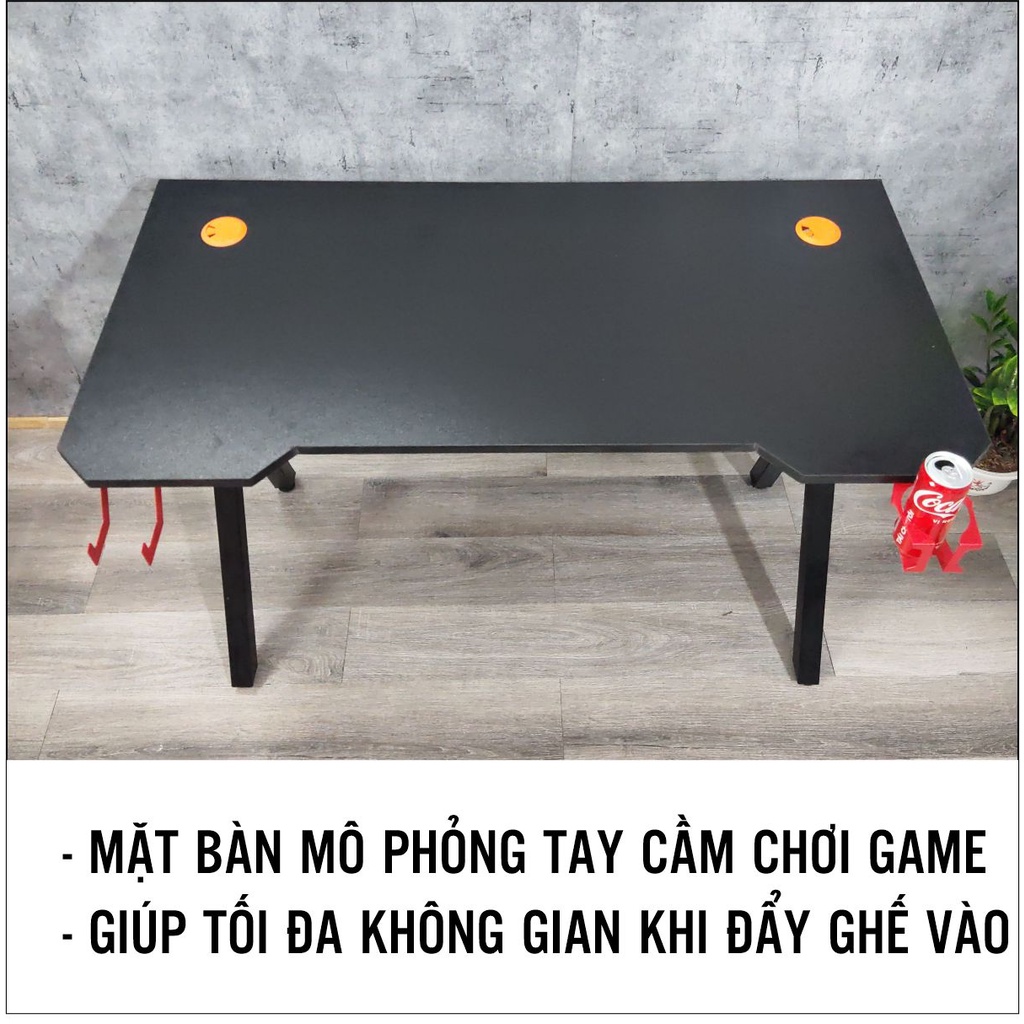 Bàn Gaming FUFUTECH WINNER X2 120x60 Cm Không Rung Lăc Mặt Gỗ MDF Độ Bền Cao Khung Sơn Tĩnh Điện Tốt