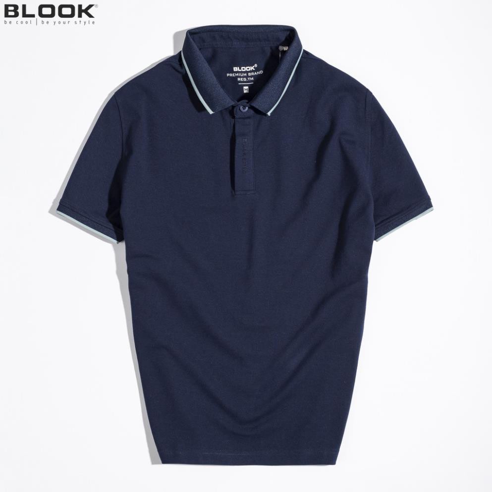 Áo polo slimfit BLOOK chất vải thun cá sấu cotton co giãn mã 33369 (HÌNH THẬT)  ༵