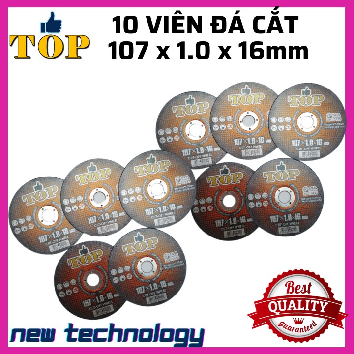 10 viên ĐÁ CẮT SẮT 100 | Đá cắt inox | Đá cắt TOP Hàn Quốc