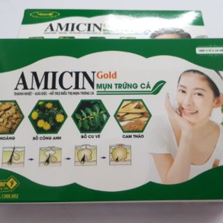 AMICIN MỤN TRỨNG CÁ