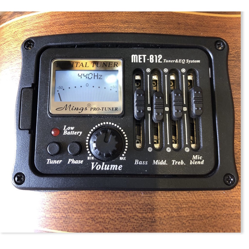 EQ guitar Met-B12 cho đàn guitar acoustic, guitar classic, sản phẩm chính hãng full phụ kiện