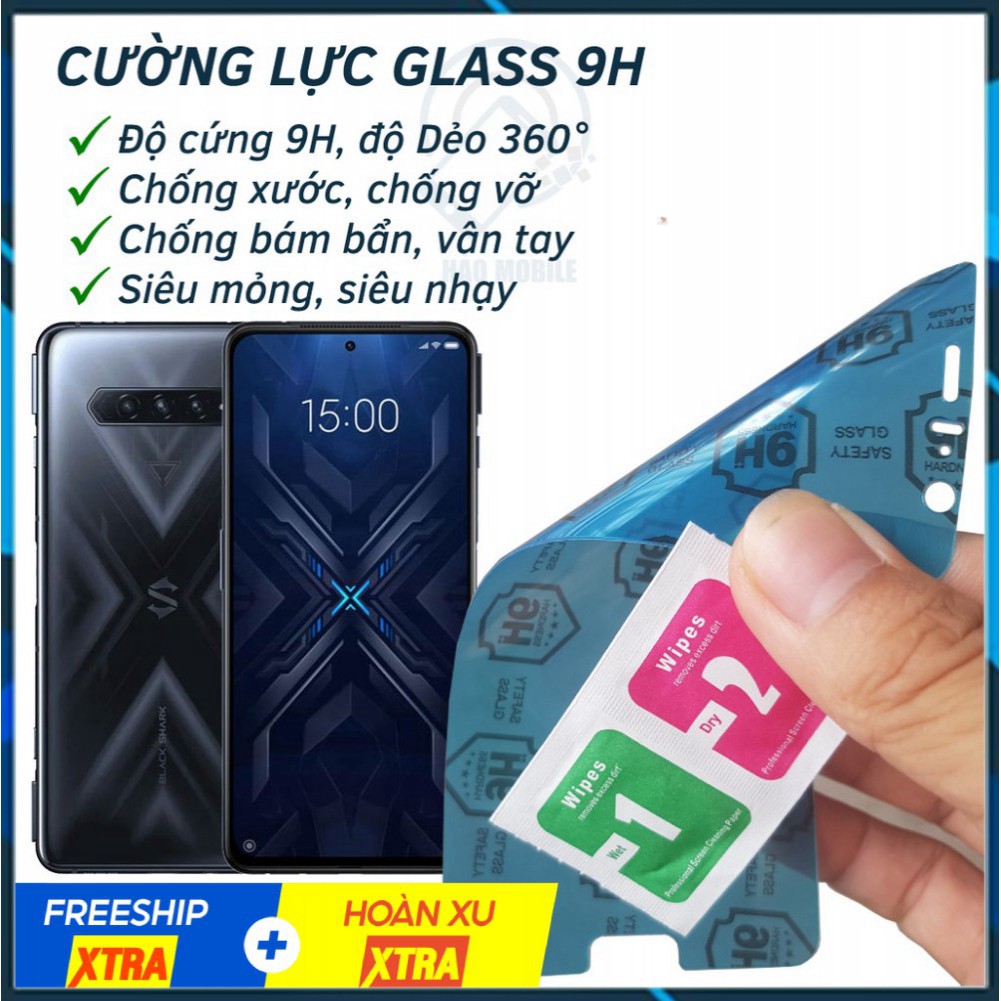 Dán cường lực dẻo nano Xiaomi Black Shark 4, Black shark 4 Pro