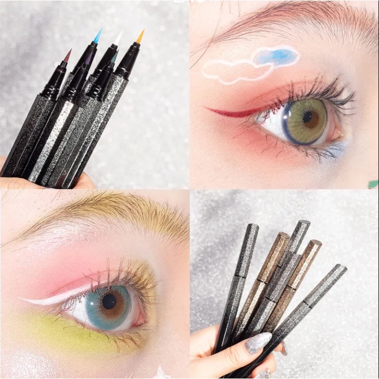 Bút kẻ mắt nước màu đen kháng nước chống mồ hôi lâu trôi không lem nhòe