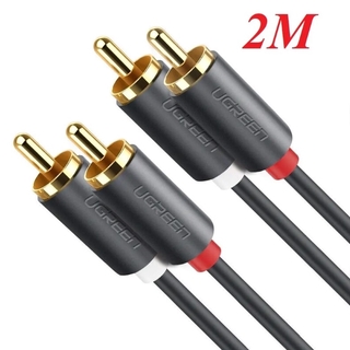 Dây av 2 đầu rca ra 2 dầu rca ugreen-10518 2m