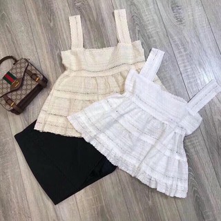 Áo đũi 2 dây ren cực xinh
