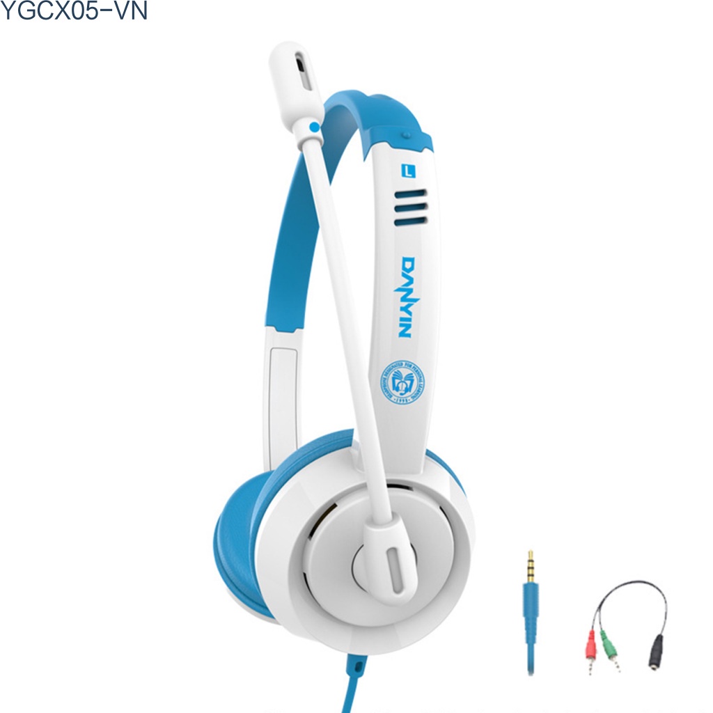 Tai Nghe Chụp Tai Có Dây Chống Ồn Có Mic Điều Chỉnh Âm Lượng Dành Cho Học Tập Trực Tuyến | BigBuy360 - bigbuy360.vn