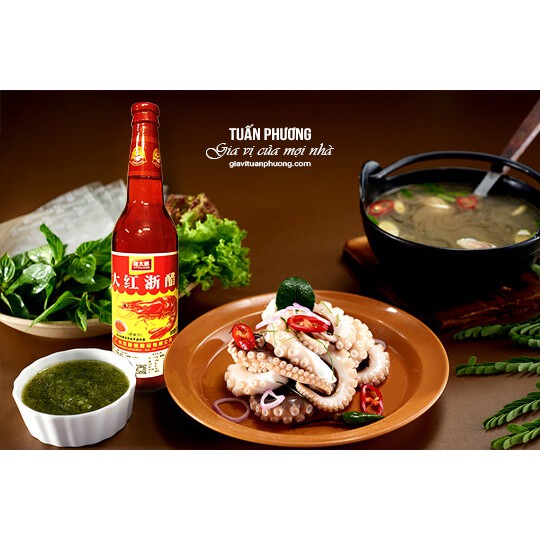 Dấm Tôm Dấm Hồng 620ml