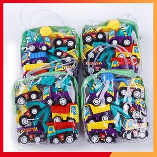 Túi đồ chơi 6 oto cho bé skids store