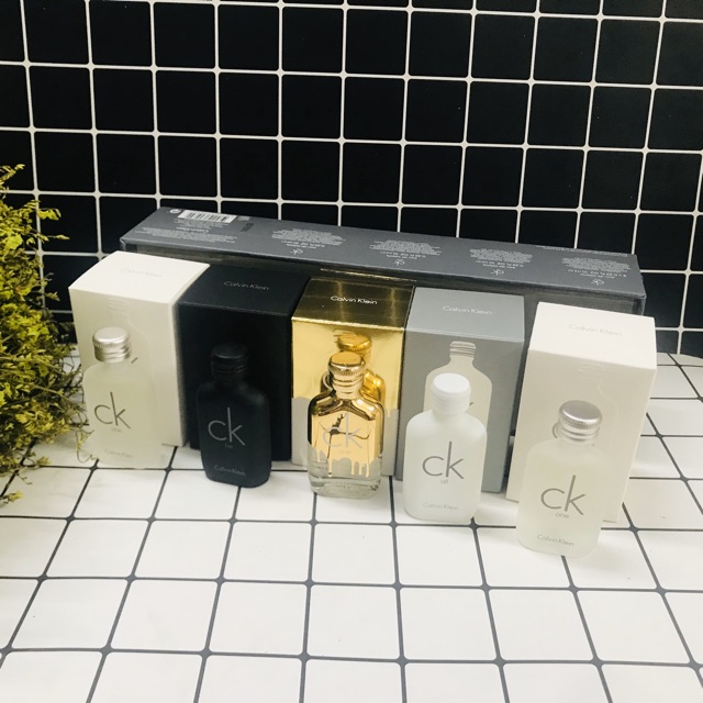 [Giftset] Set Nước Hoa Calvin Klein Unisex Mini Chính Hãng 5 Chai | Thế Giới Skin Care