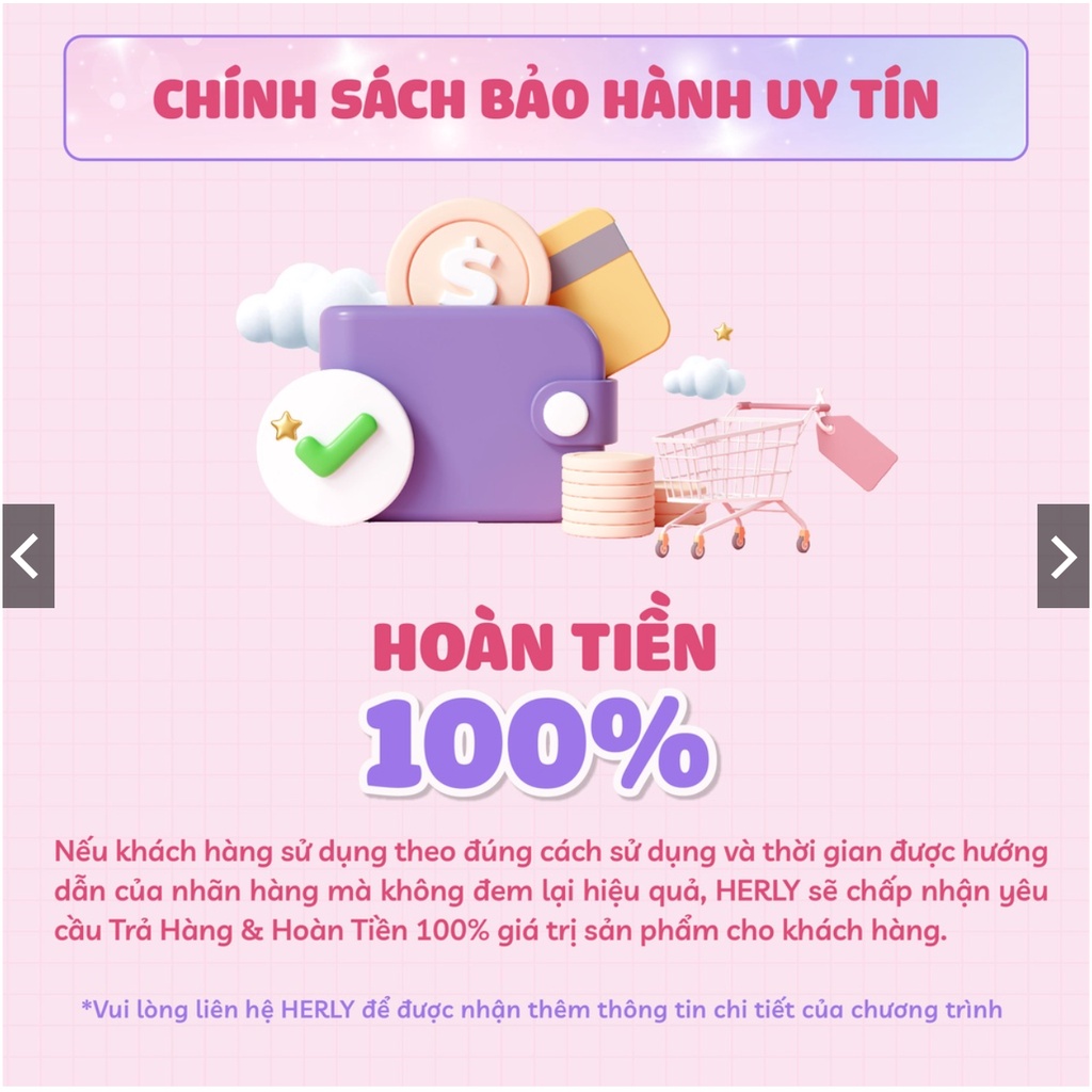 Mặt nạ ủ dưỡng phục hồi môi HERLY Lip Balm 15ml [HL04]