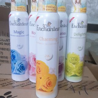 Xịt Khử mùi Enchanteur 150ml(đủ màu)