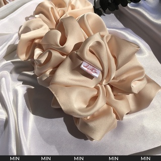 MIN - Dây chun buộc tóc Lụa Scrunchies Handmade I Cream