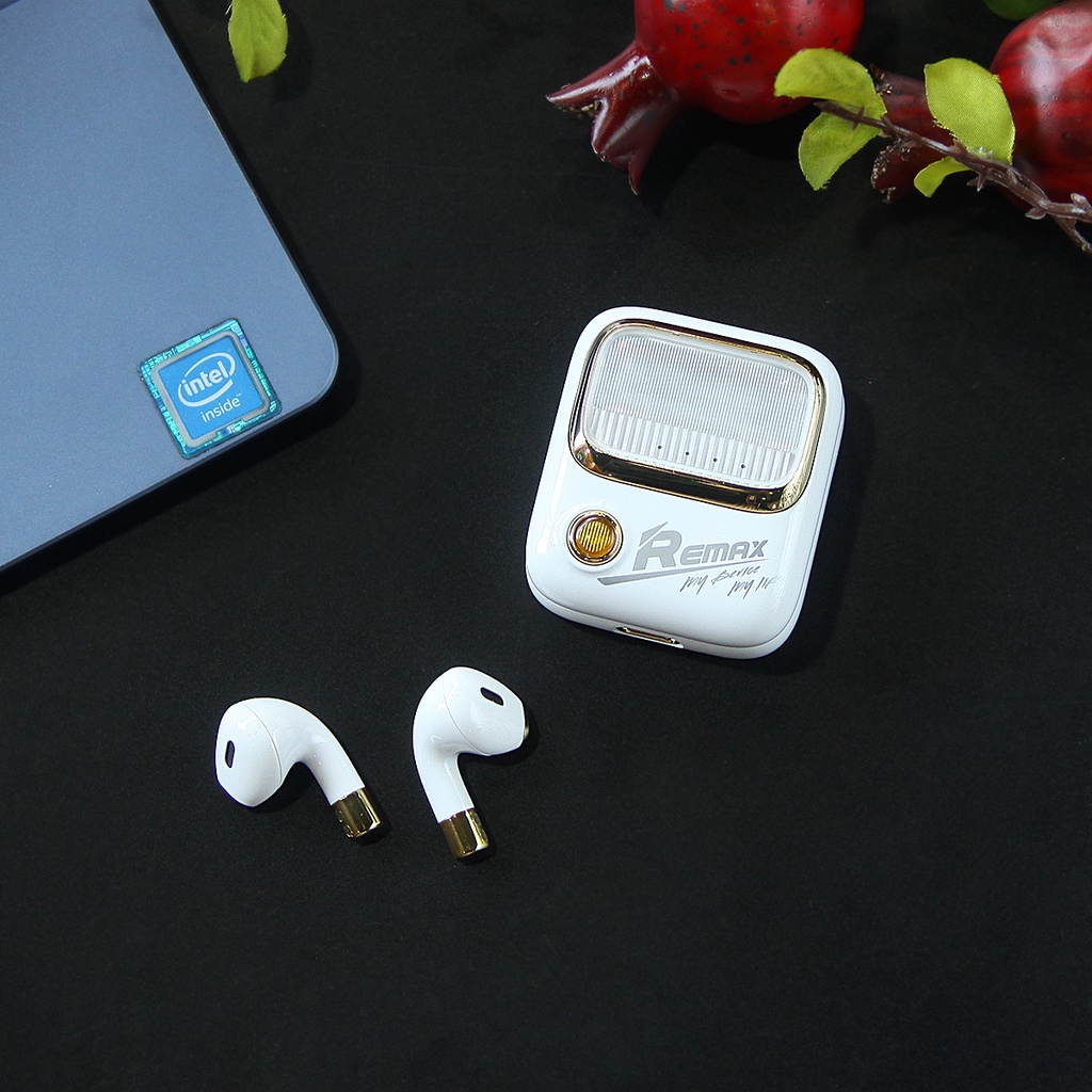 Tai Nghe Nhét Tai Bluetooth Thiết Kế Hộp Nhẫn Độc Đáo - Âm Thanh Sống Động Remax Việt Nam TWS-38 - Bảo Hành 12 Tháng