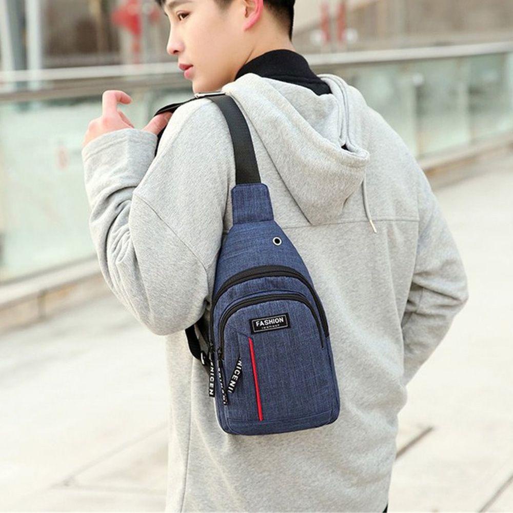 MAYSHOW Túi Đeo Chéo Ngực Bằng Nylon Thời Trang Cho Nam