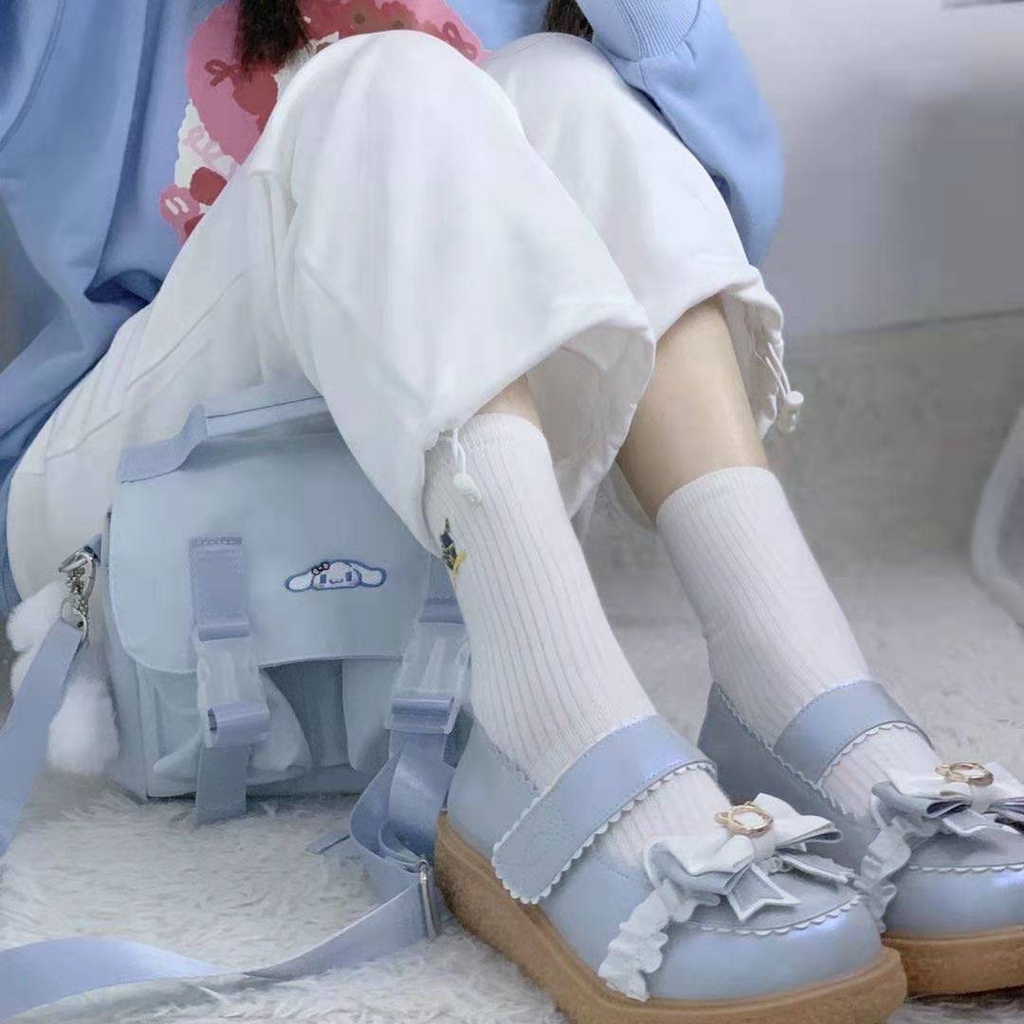 Giày Da Phong Cách Lolita Nhật Bản Thời Trang Mùa Xuân Cho Nữ