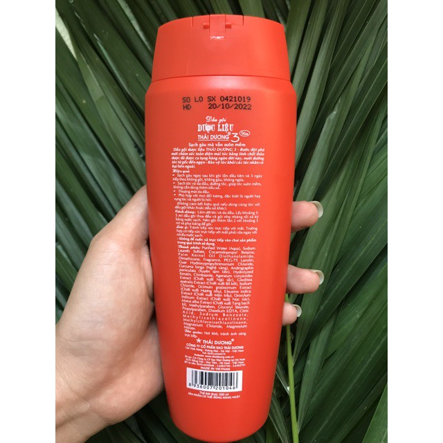 Dầu gội Thái Dương 3 hương hoa 200ml ( Ảnh Shop Chụp ) Chính Hãng 1️⃣0️⃣0️⃣%