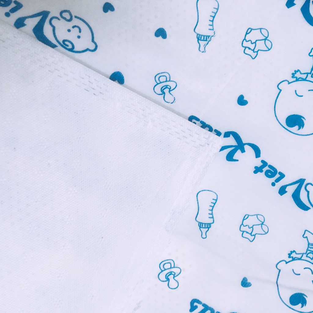 Gói  giấy lót phân xu bông Viet Kids