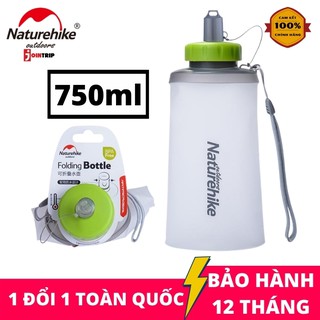 Bình nước có ống hút silicon Naturehike, bình đựng nước cao cấp chính hãng thể thao du lịch dã ngoại tiện dụng