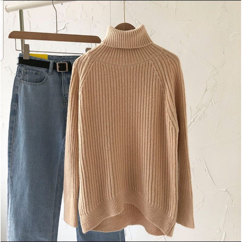 HÌNH THẬT - Freeship - Hàng loại 1 - Áo len nữ áo len cổ lọ form rộng màu đẹp đỉnh chất len mềm mịn dày dặn siêu ấm hang | BigBuy360 - bigbuy360.vn