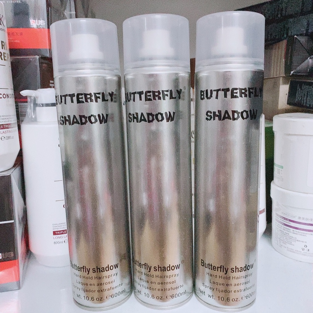 Gôm xịt tóc Butterfly Shadow (600ml)