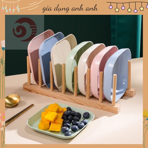 SET 8 BÁT ĐĨA LÚA MẠCH ĂN DẶM CHO BÉ