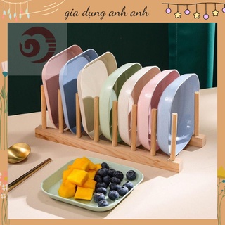 Set 8 bát đĩa lúa mạch ăn dặm cho bé