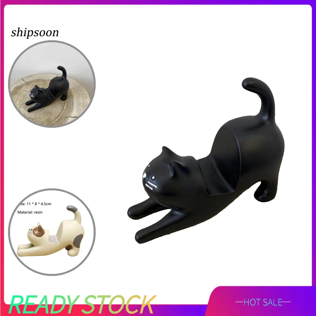 Giá đỡ điện thoại/máy tính bảng bằng nhựa hình mèo dễ thương