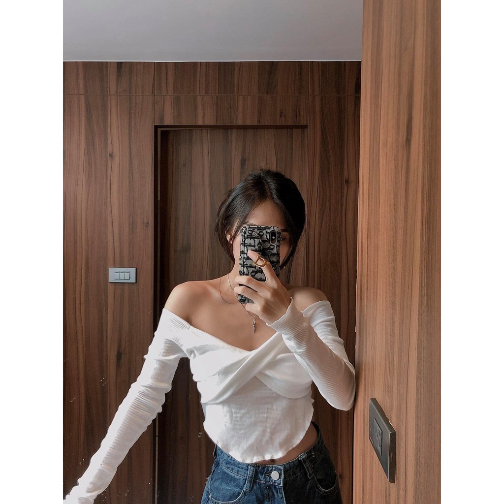 VINTAGEGOUT • CROPTOP ĐẮP CHÉO | TWIST TOP