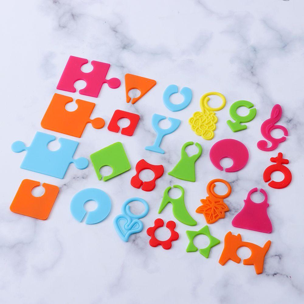 LANSEL Set 24 Thẻ Đánh Dấu Ly Rượu Bằng Silicone