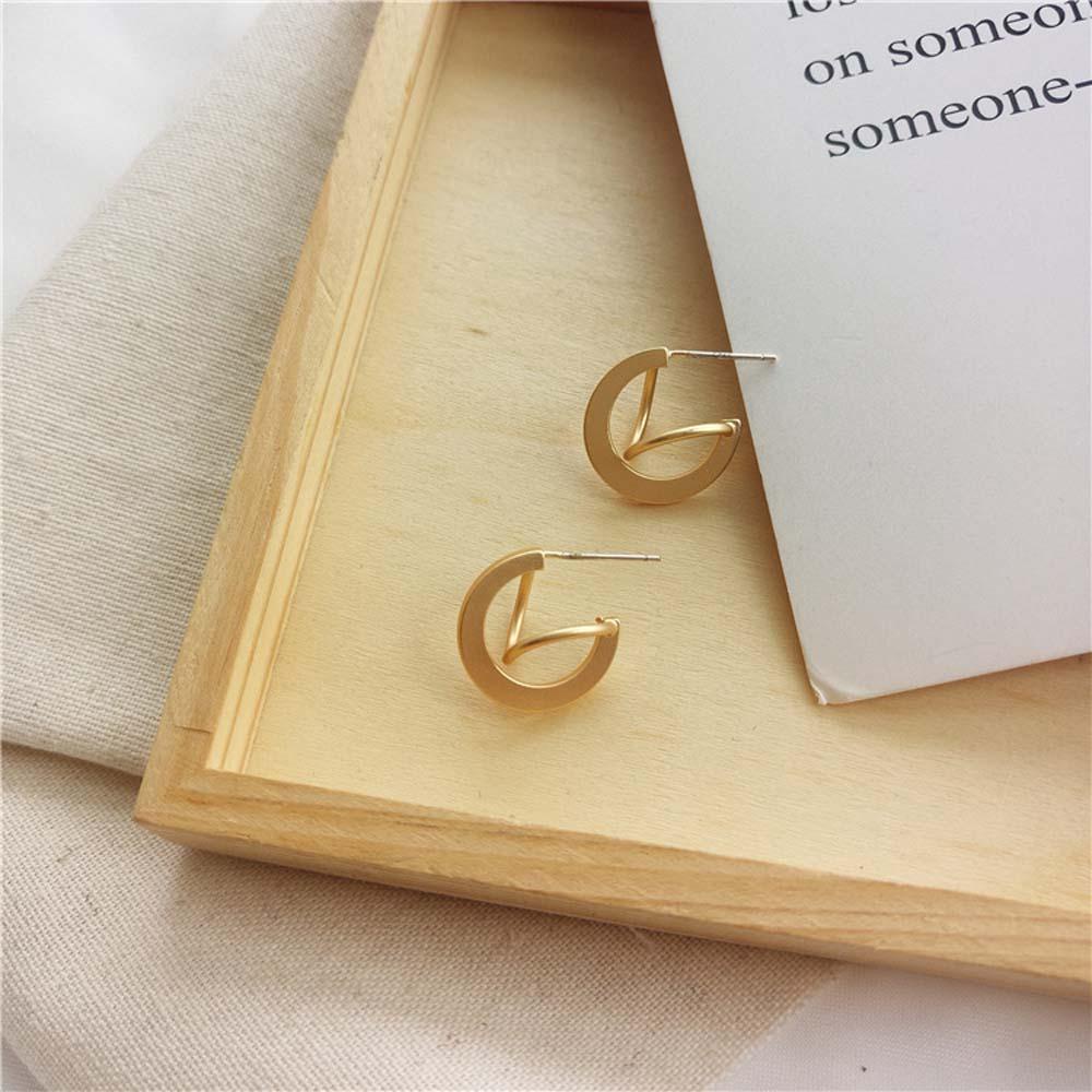 Bông Tai Thiết Kế Đơn Giản Thời Trang Cho Nữ|Khuyên Tai Hình Học Ba Chiều Thời Trang