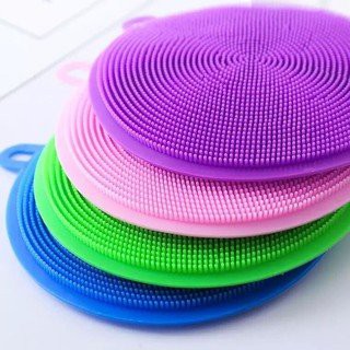Miếng Rửa Chén Bát Chất Liệu Silicon Mềm, An Toàn Cho Đôi Tay Của Bạn
