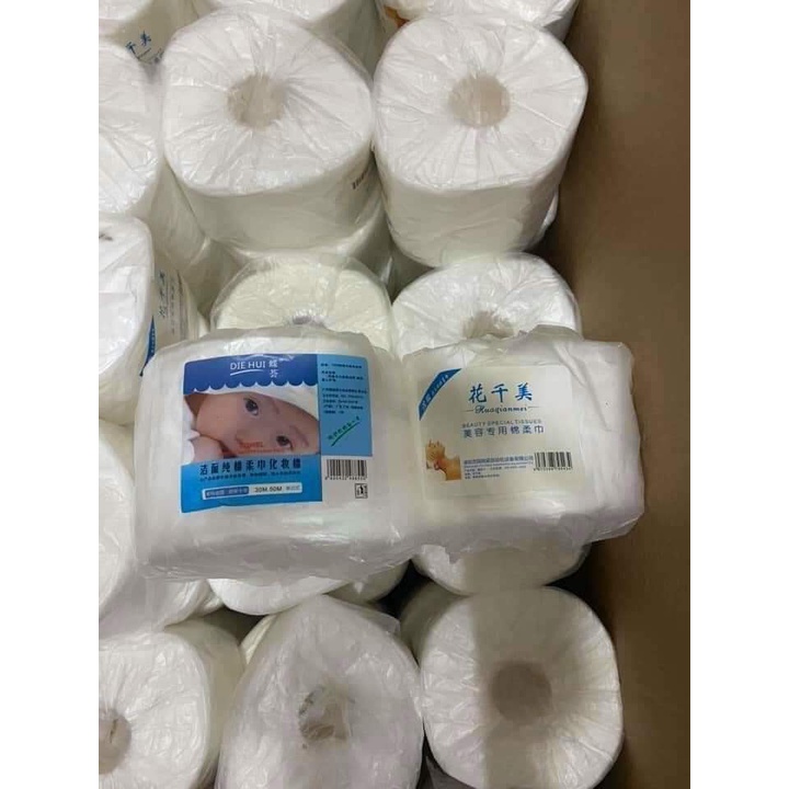Giấy cuộn lau mặt dùng trong spa