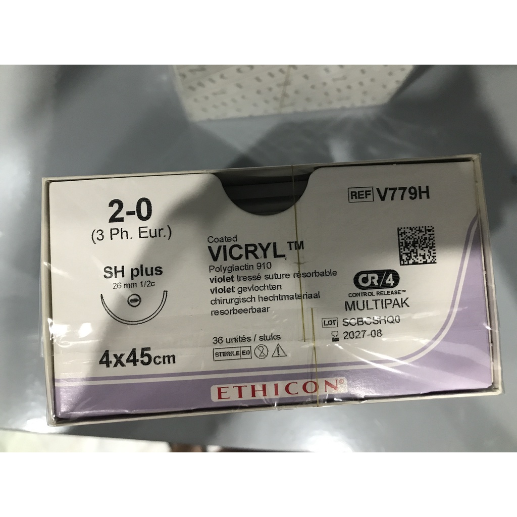 Chỉ phẫu thuật Vicryl 2-0